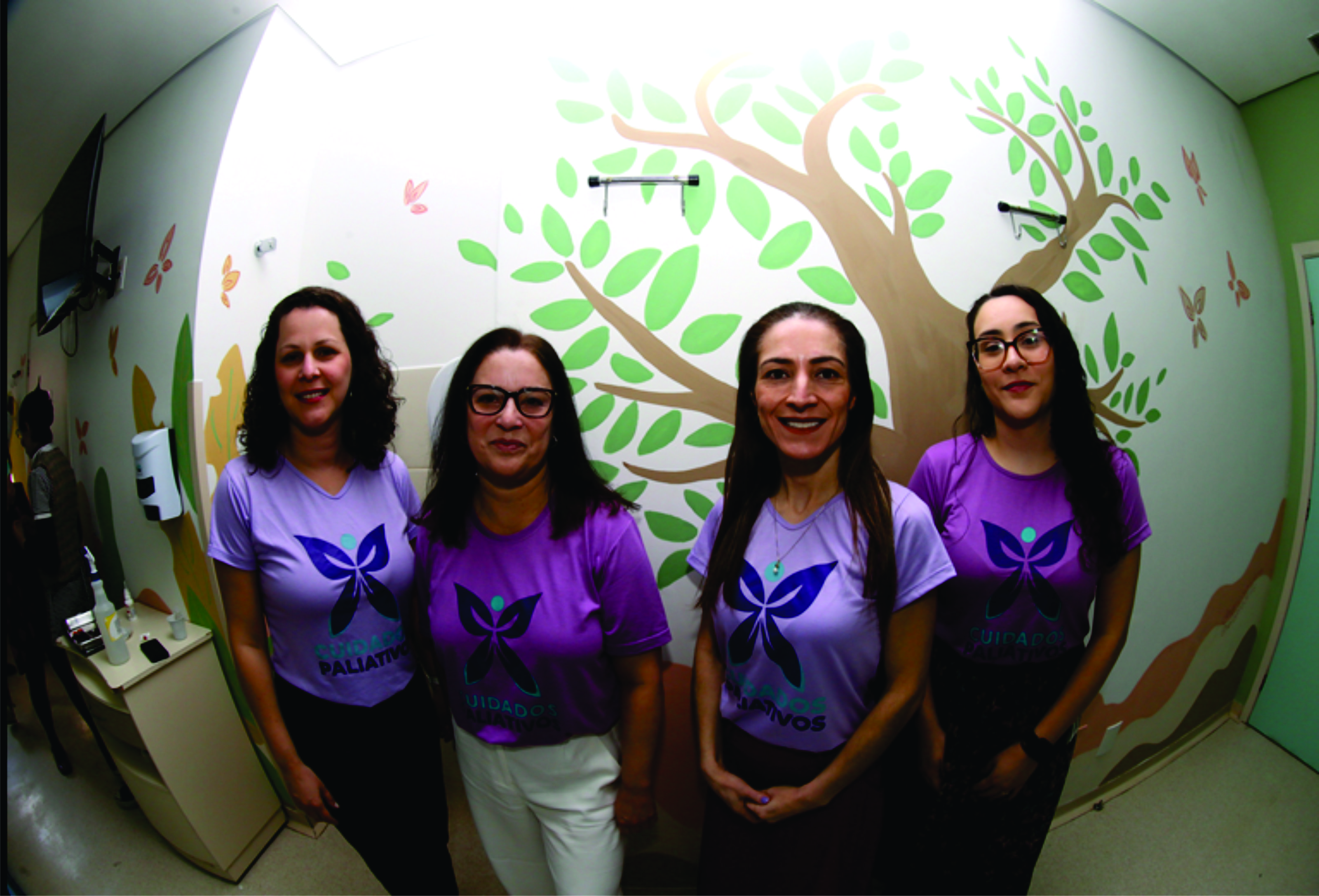 Arte e cuidado transformam ambiente de enfermaria de cuidados paliativos do Hospital do Idoso