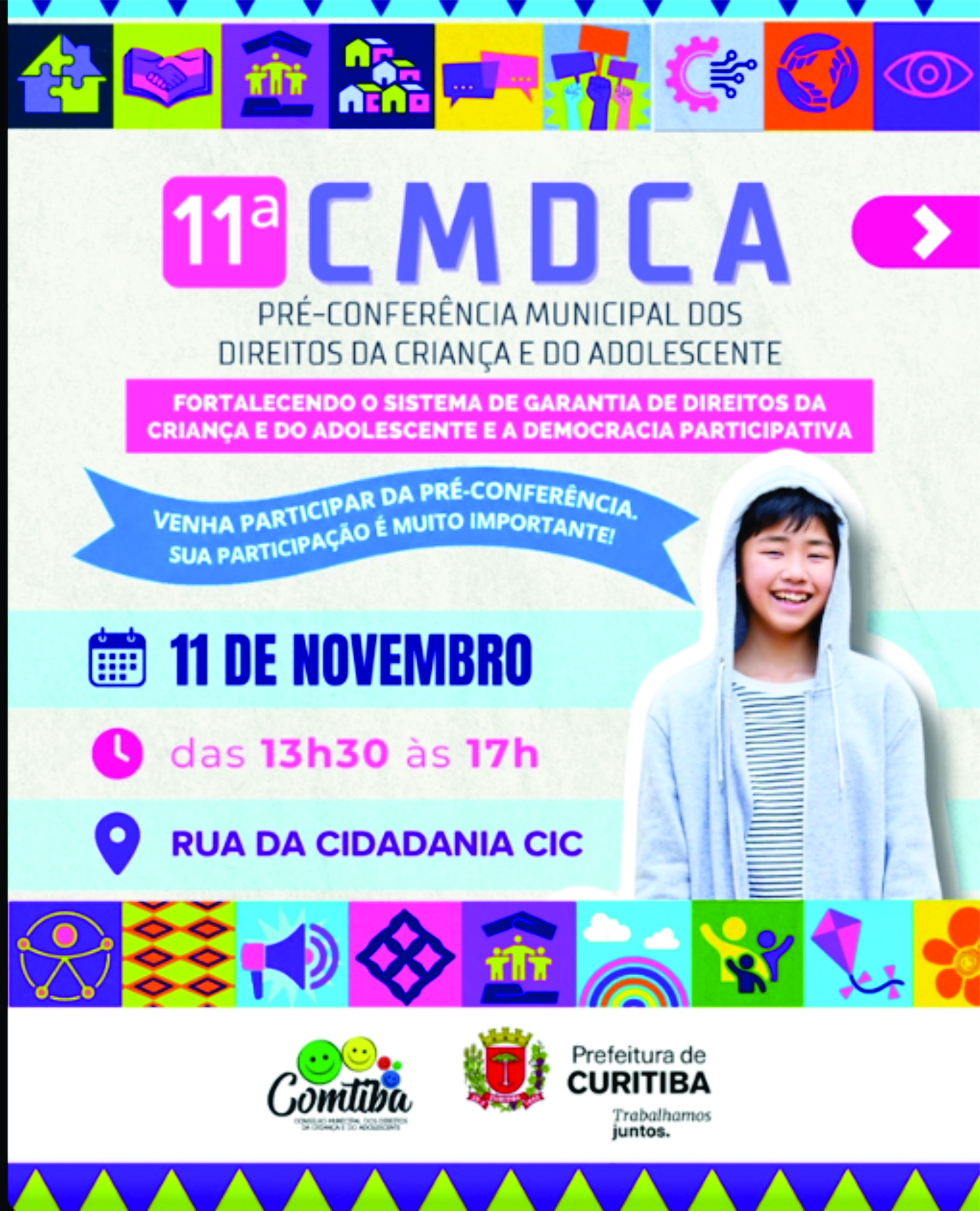 Pré-conferências da criança e do adolescente começam na próxima terça-feira
