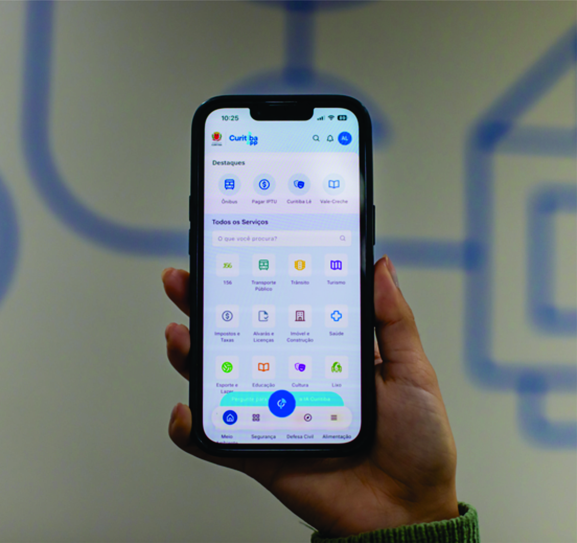 Curitiba App ganha nova interface para facilitar acesso aos serviços da Prefeitura