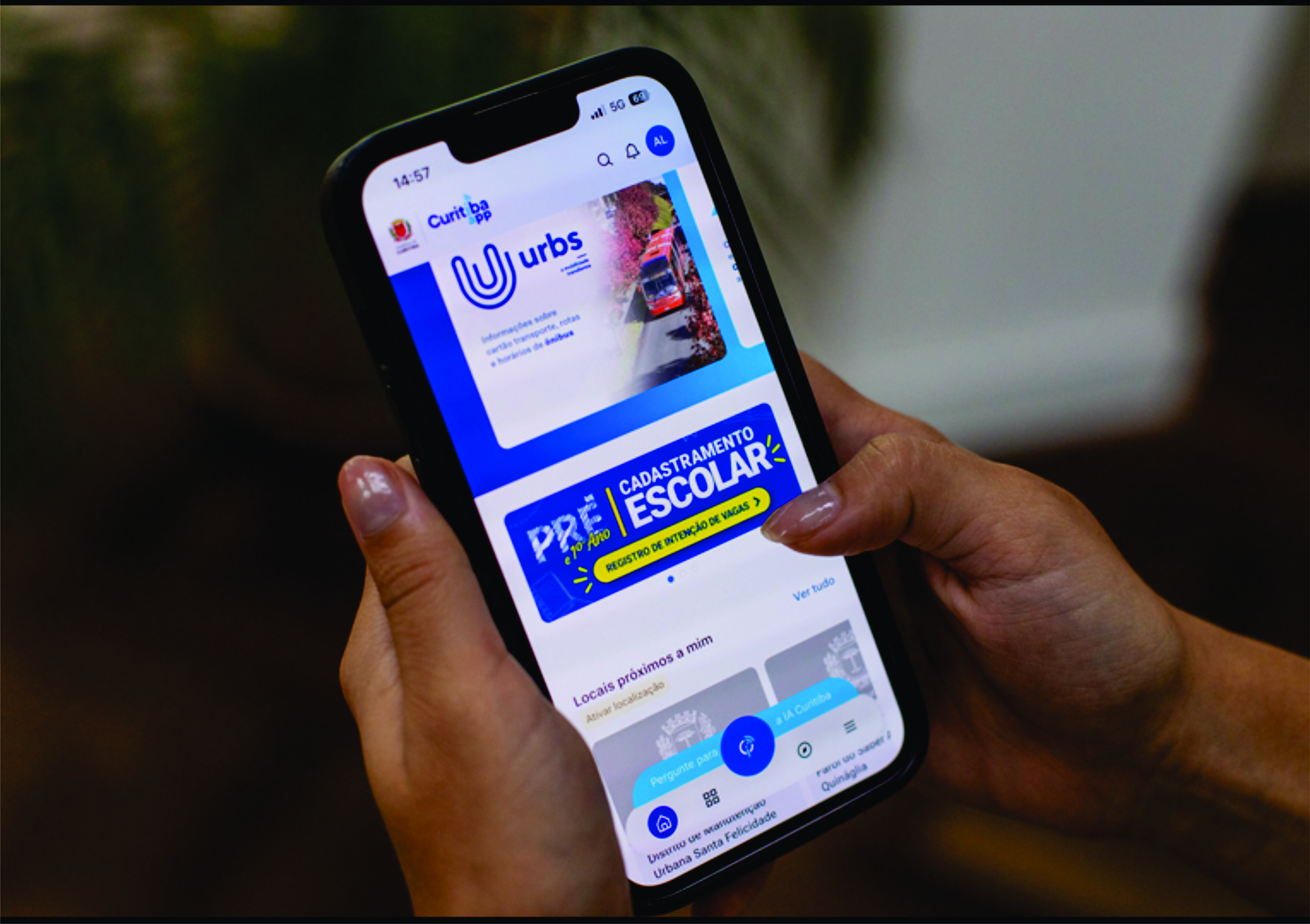 Cadastramento escolar para pré e 1º ano pode ser acessado pelo Curitiba App