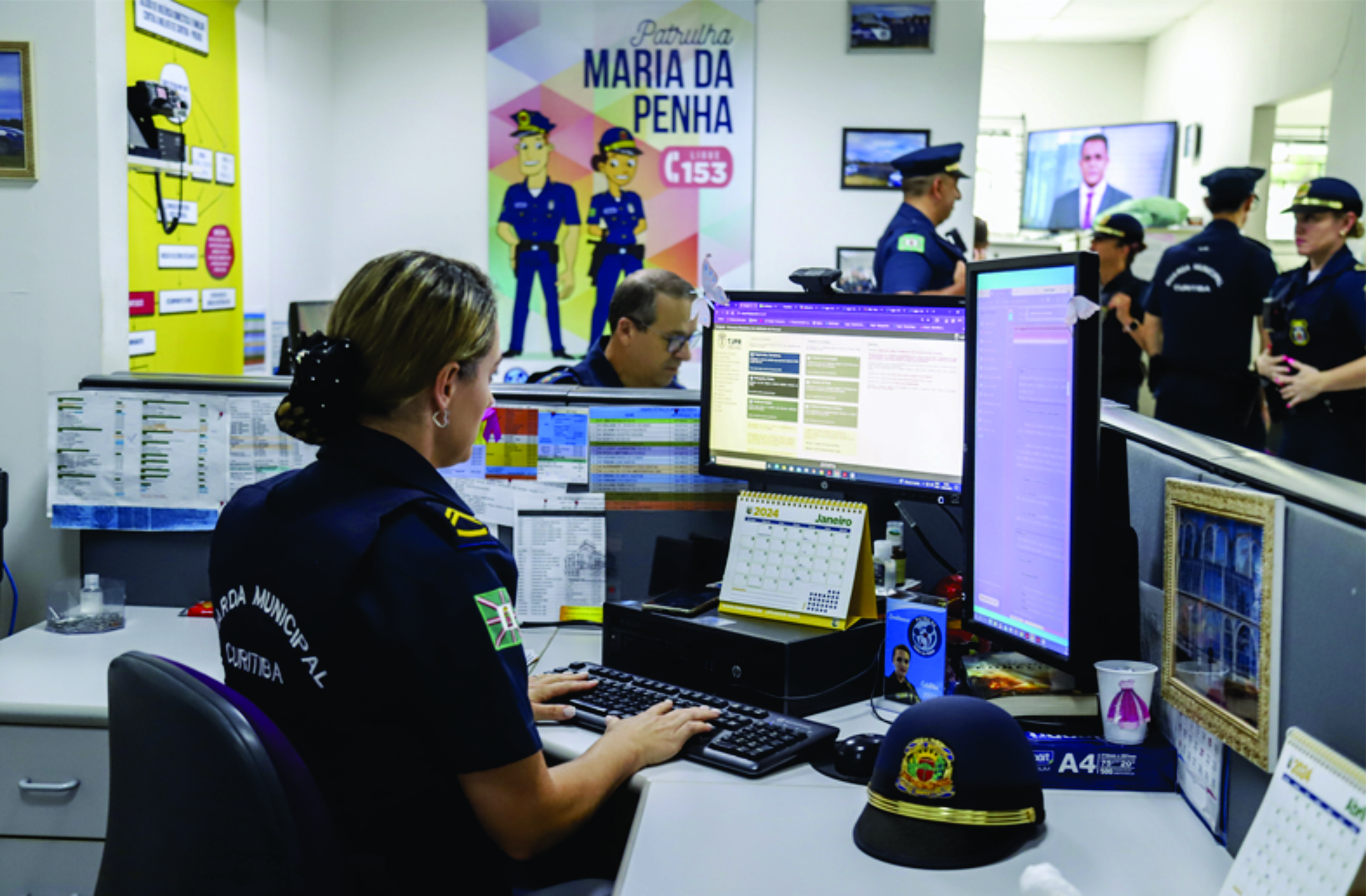 Nos 20 anos da Lei Maria da Penha, Guarda Municipal de Curitiba é referência na proteção às mulheres