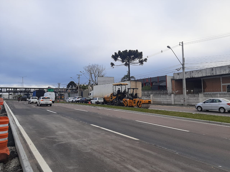 Novo avanço na obra permite liberação do tráfego na Linha Verde nos dois sentidos