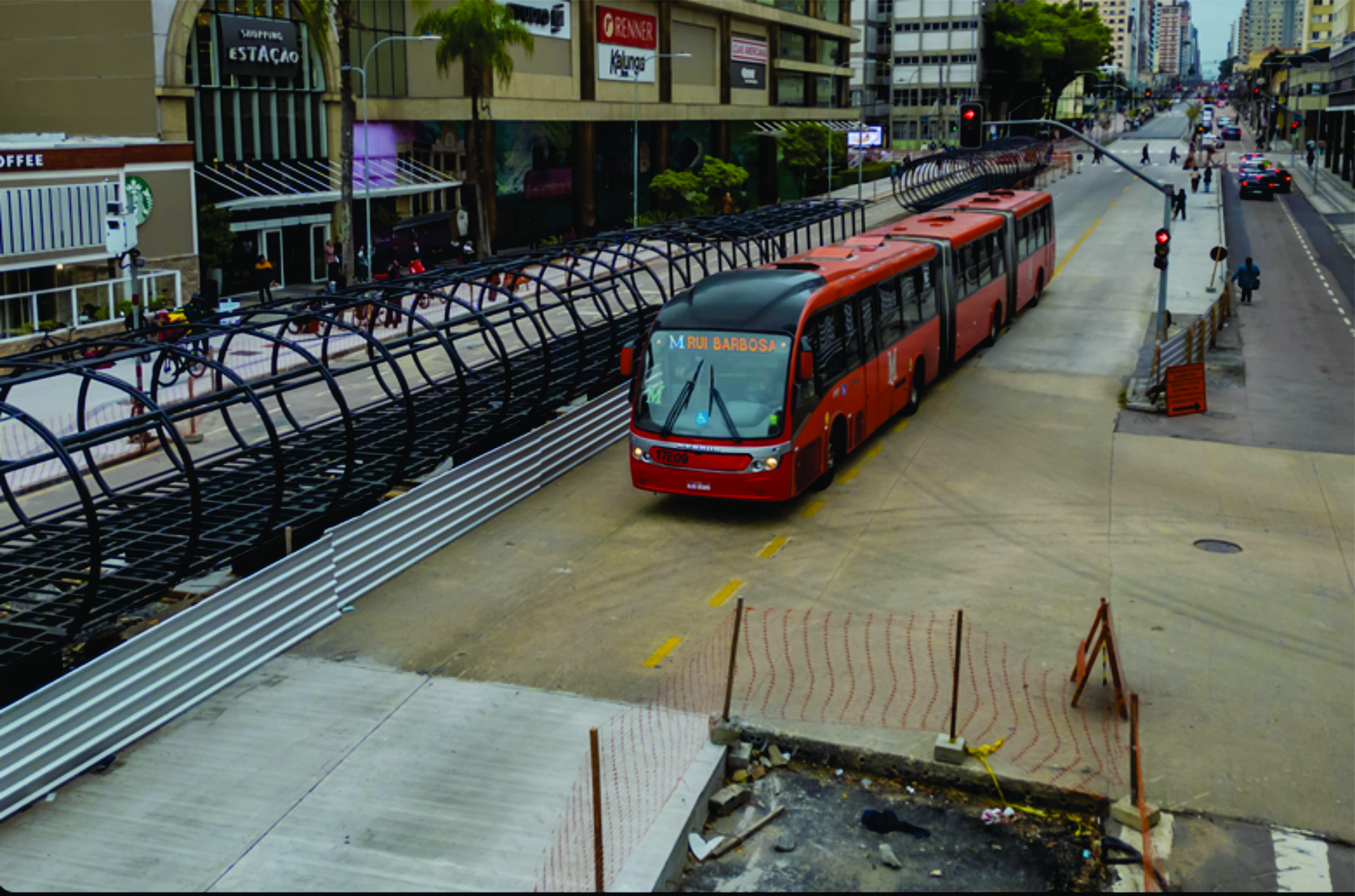 Começa nesta quarta a instalação da segunda estação-tubo na Praça Eufrásio Correia