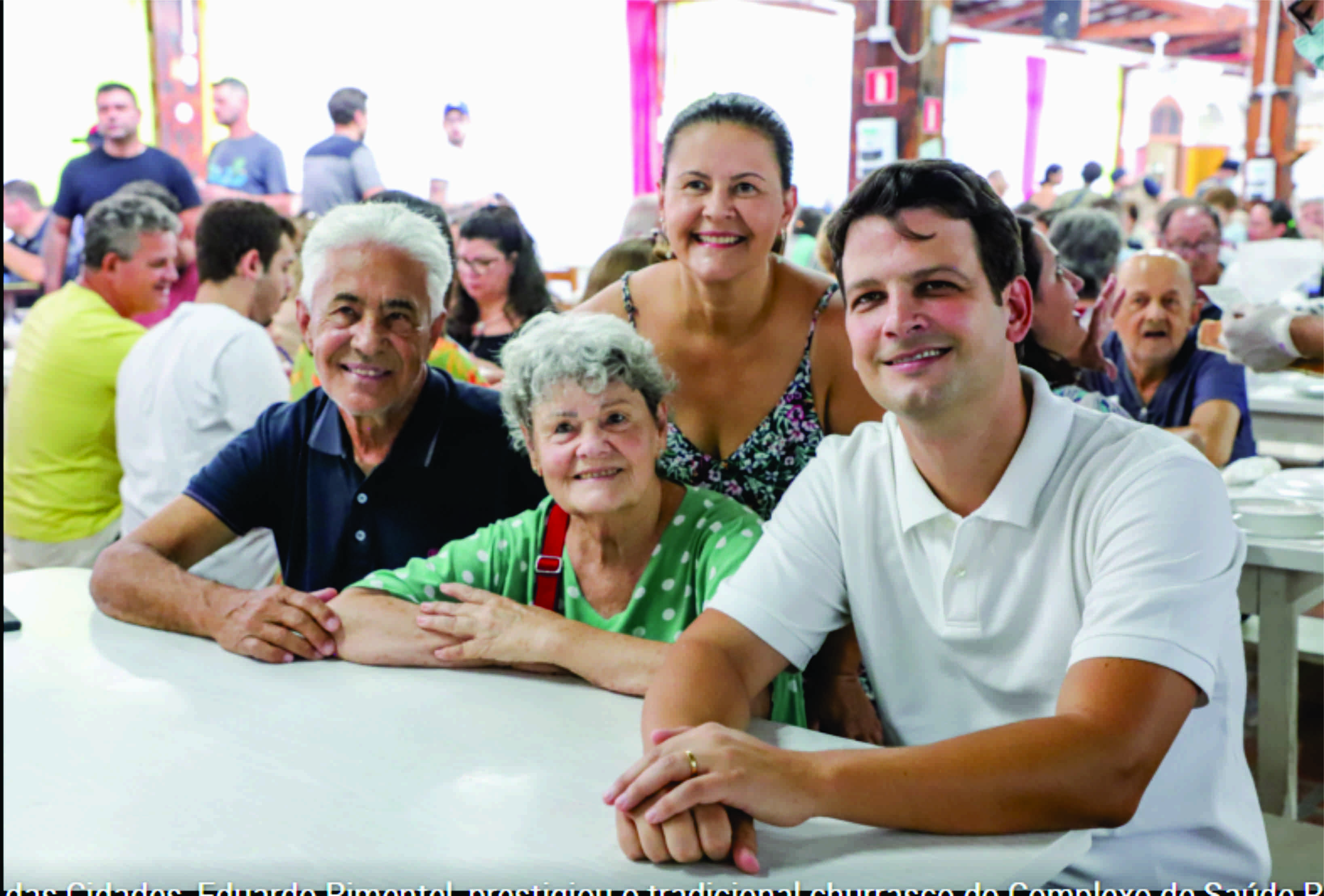 Eduardo Pimentel prestigia churrasco do Pequeno Cotolengo que este mês completa 59 anos