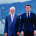 Somos as potências que não querem ser os lacaios de outros’, diz Macron ao lado de Lula no Rio