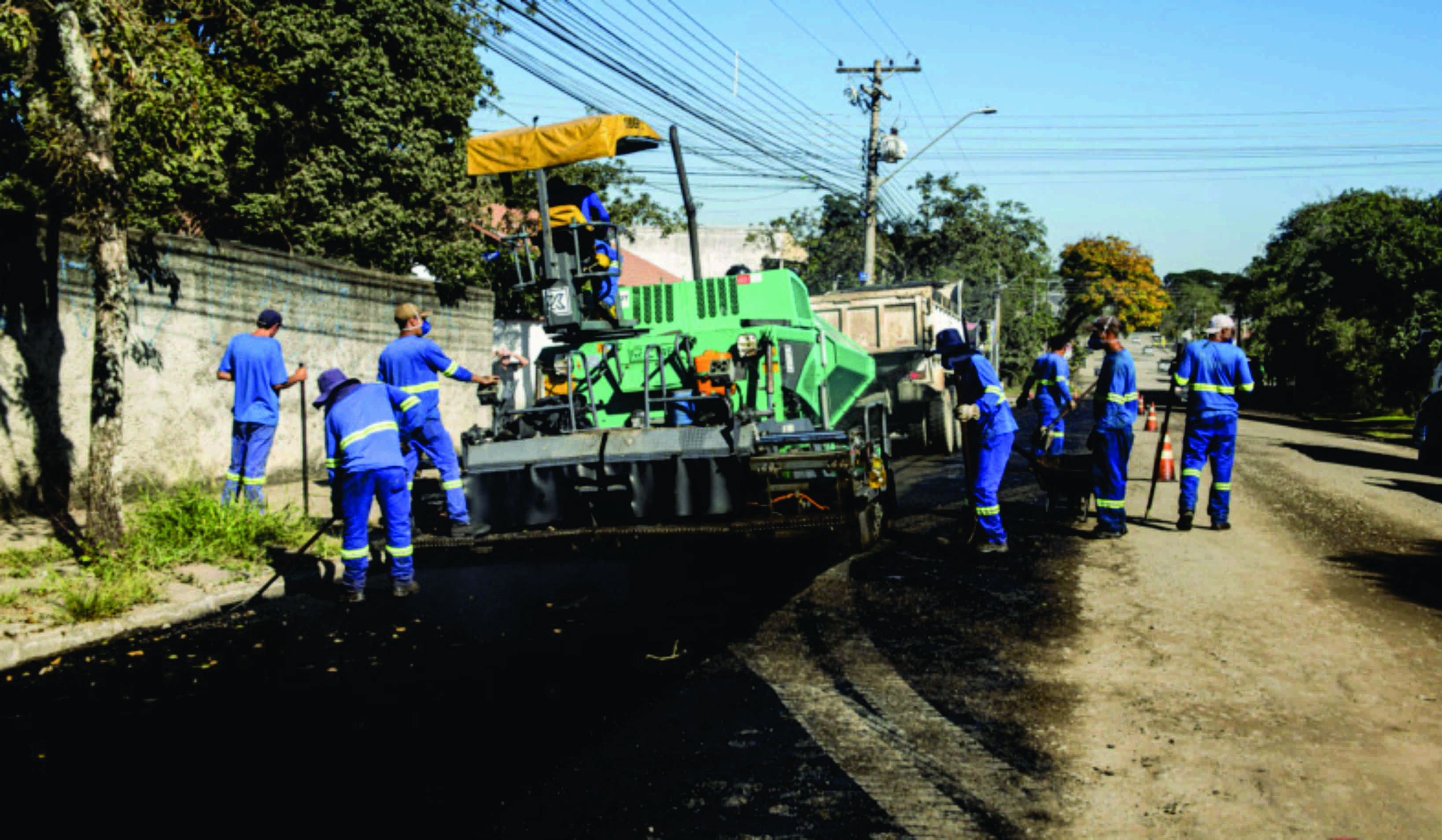 Arredores da Linha Verde ganham mais três ruas com asfalto novo em Curitiba